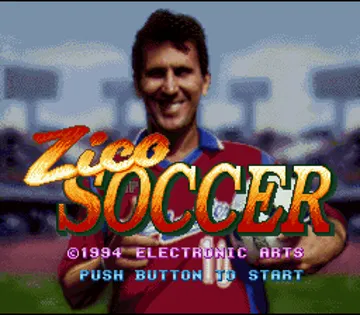 Zico Soccer (Japan) screen shot title